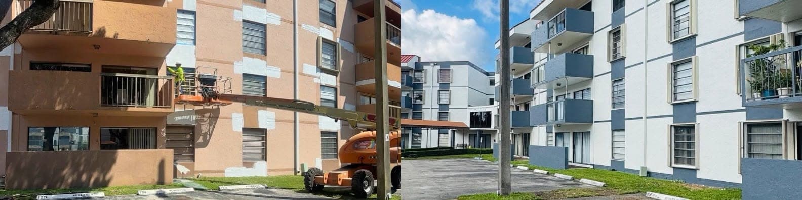 Miller Gardens antes y después: de fachada deteriorada a edificios completamente restaurados